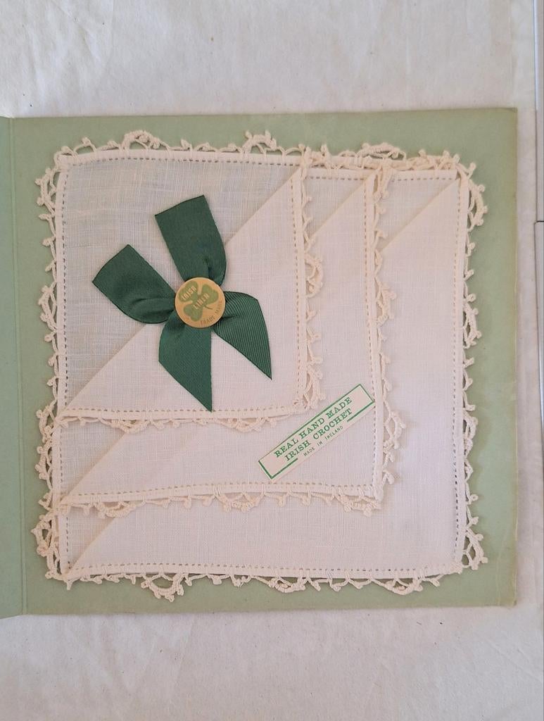 Pure irish linnen zakdoek, Ophalen of Verzenden