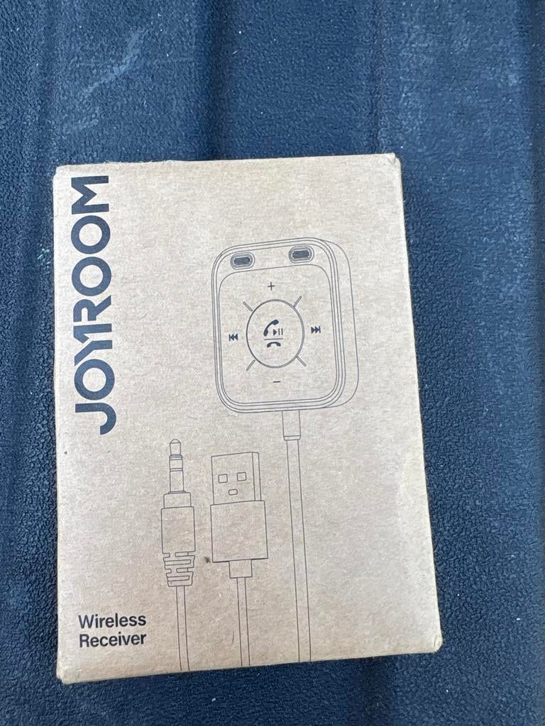 JOYROOM Draadloze Bluetooth Ontvanger Auto AUX Adapter, Auto diversen, Ophalen of Verzenden, Nieuw