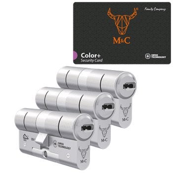 M&C Color+ 3x gelijksluitend SKG***, Niet ingevuld, Niet ingevuld, Niet ingevuld