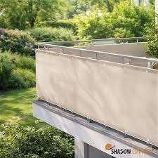 Balkon doek kleur beige, Tuin en Terras, Ophalen, Nieuw