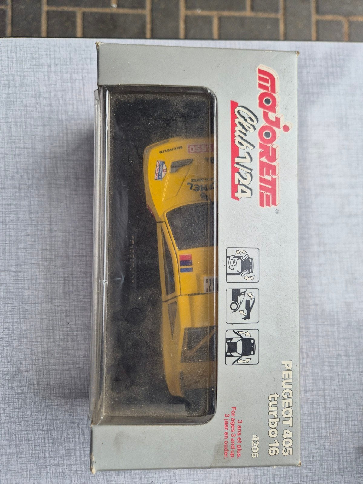 Majorette Peugeot 405 Turbo 16 - Club 1/24, Hobby en Vrije tijd, Modelauto's | 1:43, Ophalen of Verzenden