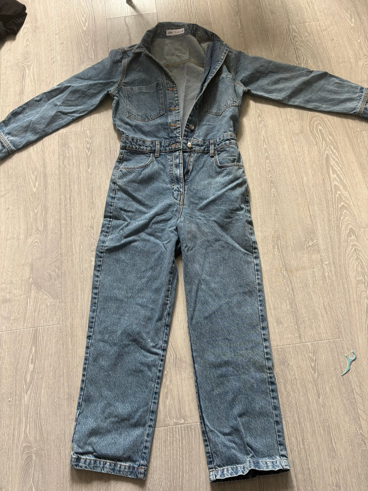 Zara jumpsuit maat S, Kleding | Dames, Ophalen of Verzenden, Nieuw, Maat 38/40 (M), Blauw