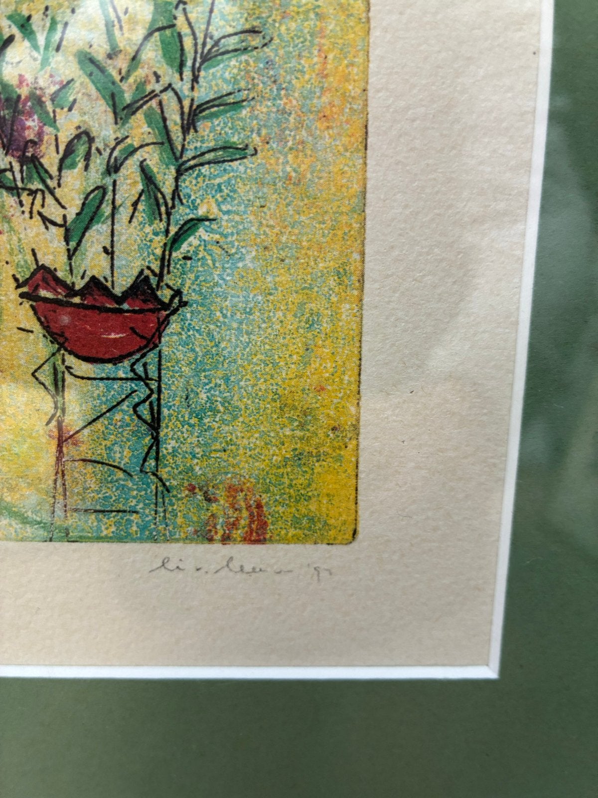 Etsjes van Lia van Leeuwen - Ingelijst, Ophalen of Verzenden, 1950 - 1999, Ets, Flora en Fauna