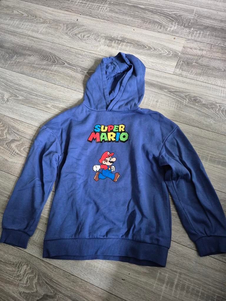 Super Mario hoodie maat 140 (9-10 jaar), Ophalen of Verzenden
