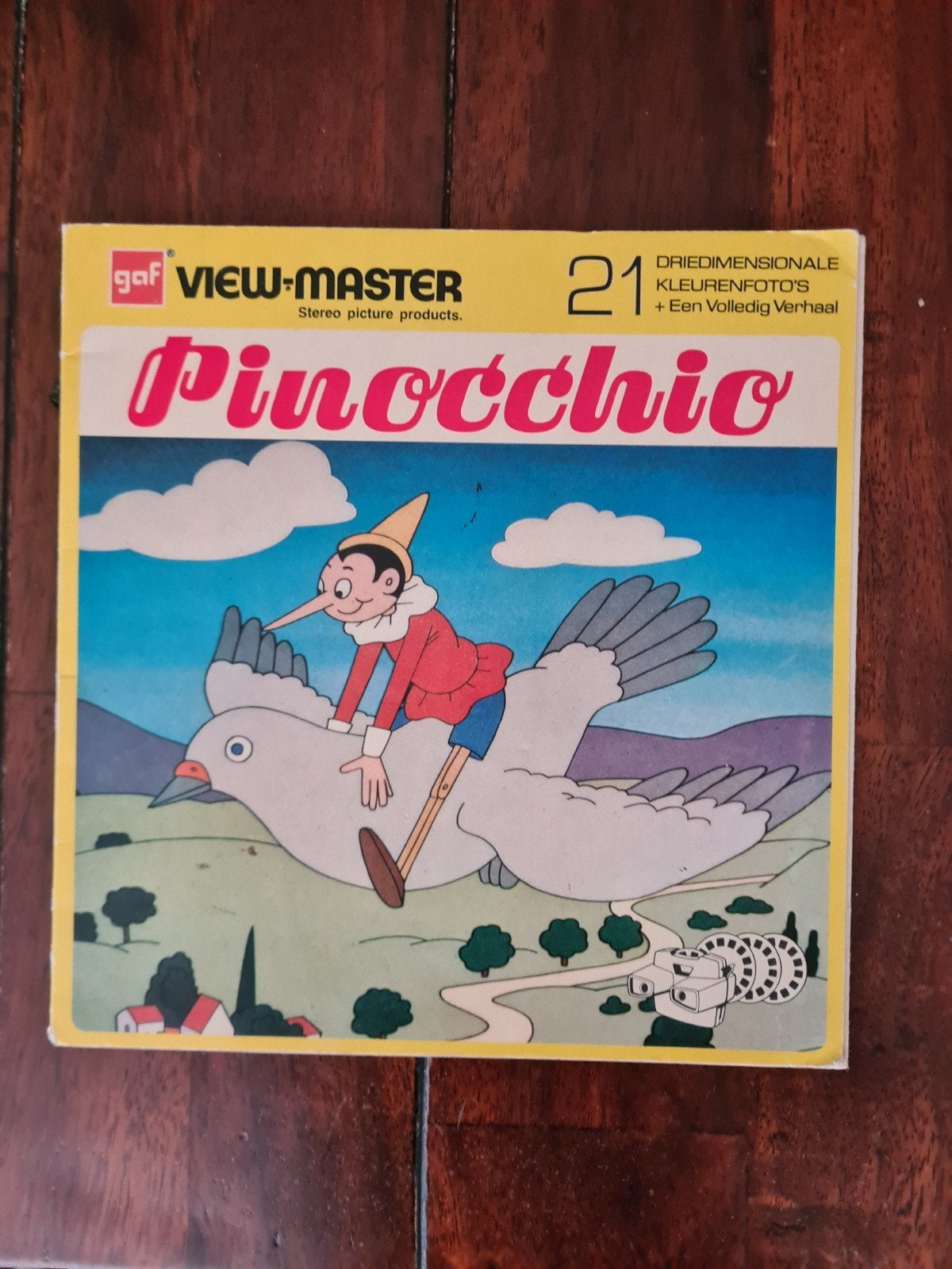 View-Master plaatjes Pinocchio GAF, Verzamelen, Overige Verzamelen, Ophalen of Verzenden