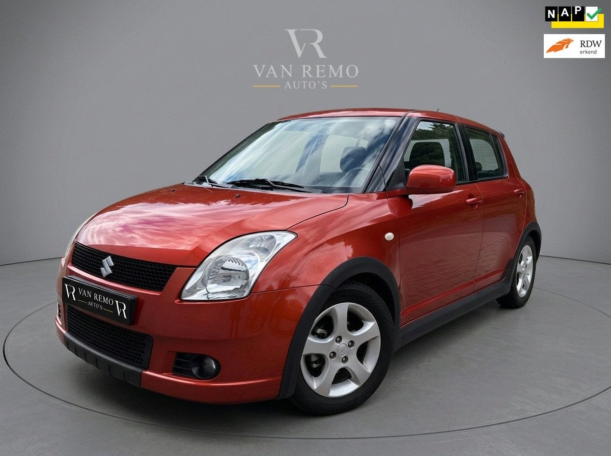 Suzuki Swift 1.3 Shogun GT Pakket|Airco|Cruise|5drs|Nwe Apk|, Auto's, Voorwielaandrijving, Stof, Zwart, 965 kg