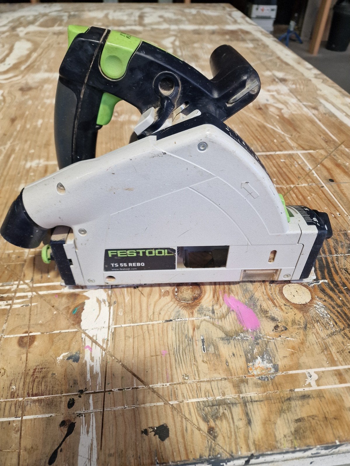 Festool invalzaag, Doe-het-zelf en Verbouw, Gereedschap | Zaagmachines, Ophalen, Invalzaag, Zo goed als nieuw, 30 tot 70 mm