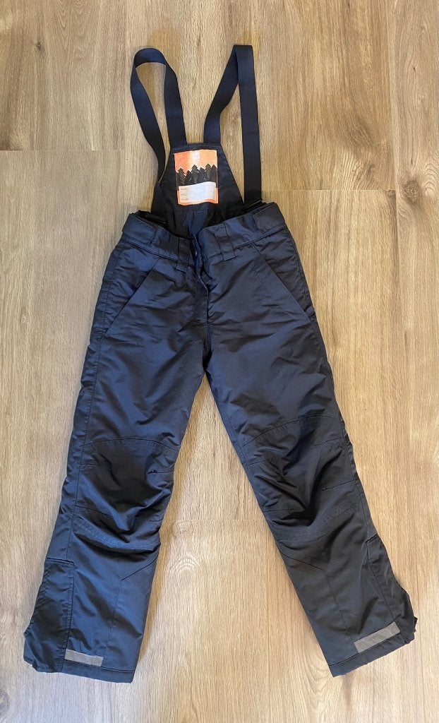 Hema skibroek tuinbroek maar 122 128 blauw, Kinderen en Baby's, Broek, Jongen of Meisje, Ophalen of Verzenden, Zo goed als nieuw