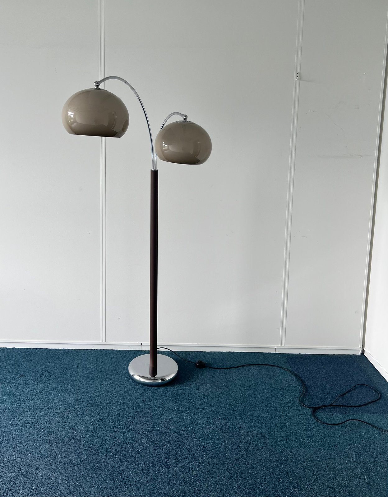 Dijkstra mushroom vloerlamp jaren '70, Ophalen, Gebruikt, Design van de Dijkstra lampenfabriek, Metaal