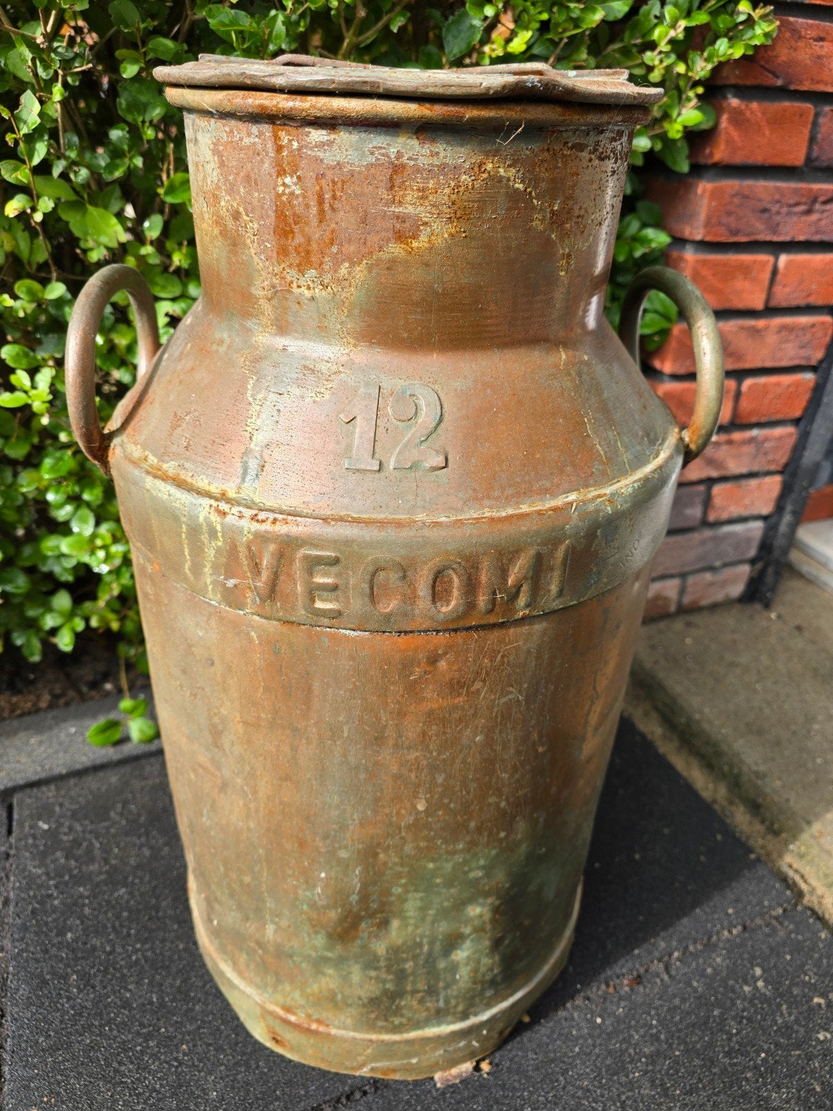 Vintage Koperen Melkbus Vecomi - Decoratief en Authentiek, Ophalen, Koper