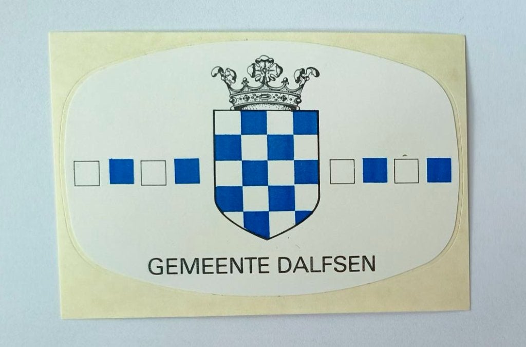 Sticker Gemeente Dalfsen, Ophalen of Verzenden, Zo goed als nieuw, Overige typen