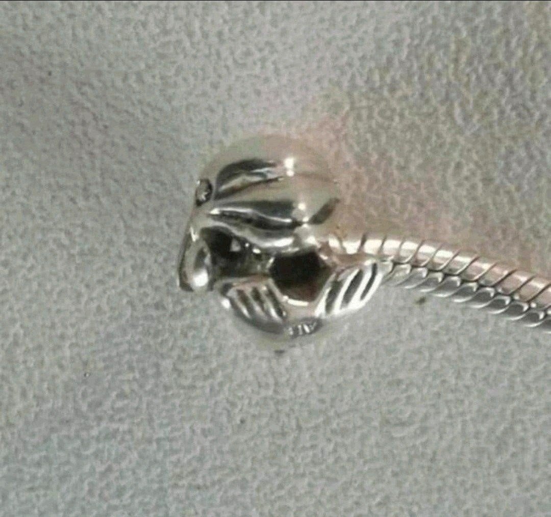 Pandora dolfijn in nieuwstaat, Sieraden, Tassen en Uiterlijk, Bedels, Verzenden, Pandora, Zo goed als nieuw, 1 bedel