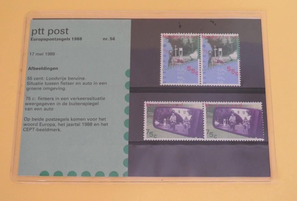 Postzegel mapjes P.T.T. 1988, Verzenden, Na 1940, Postfris