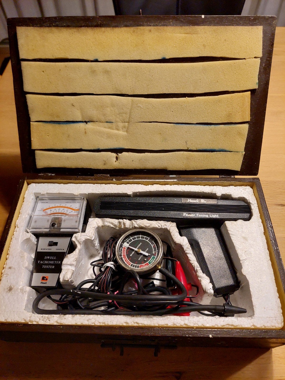 Stroboscoop, vacuummeter en contacthoek-/toerentalmeter, Ophalen of Verzenden