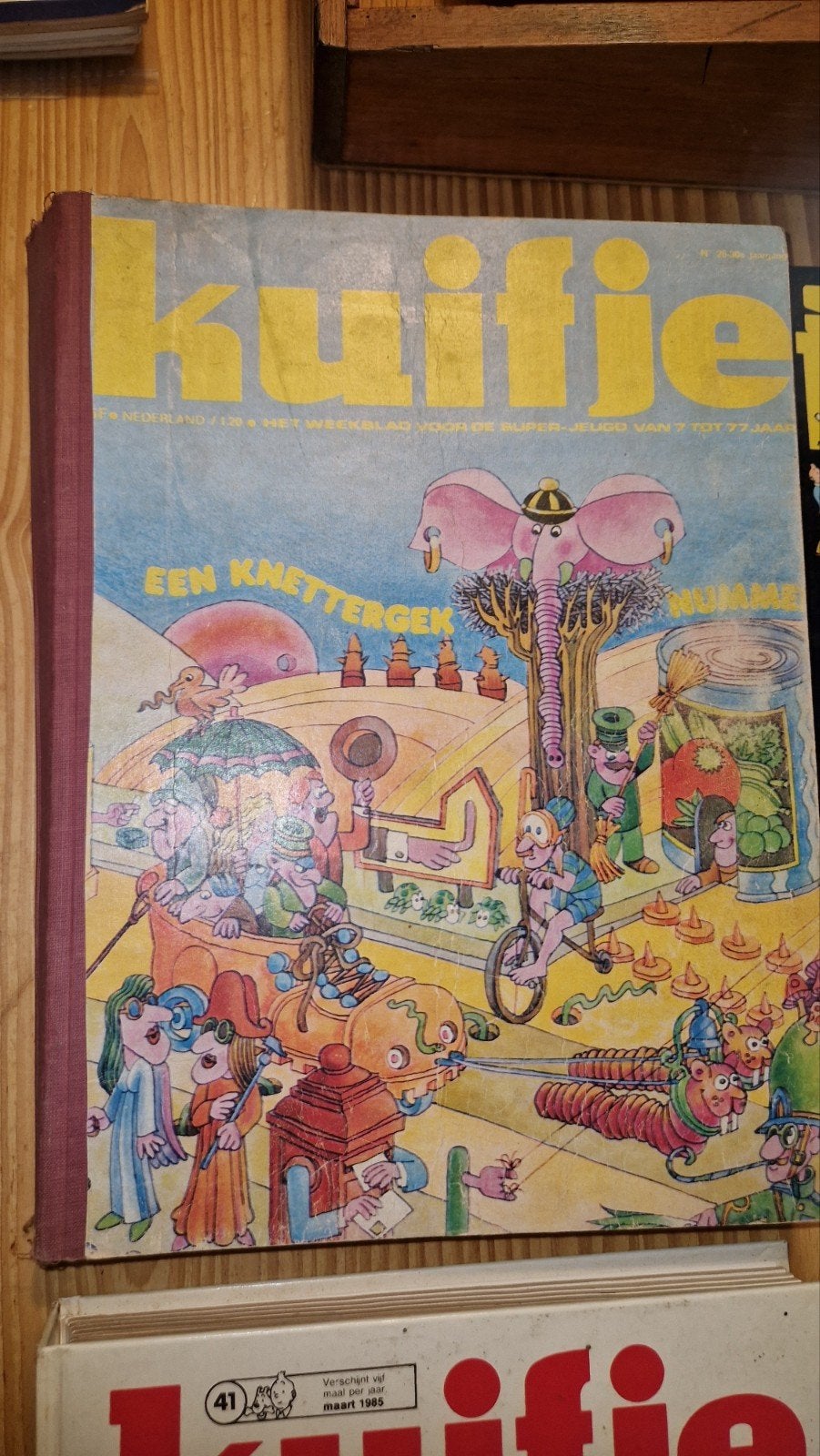 5 x Kuifje weekblad strip superkuifje, Ophalen of Verzenden