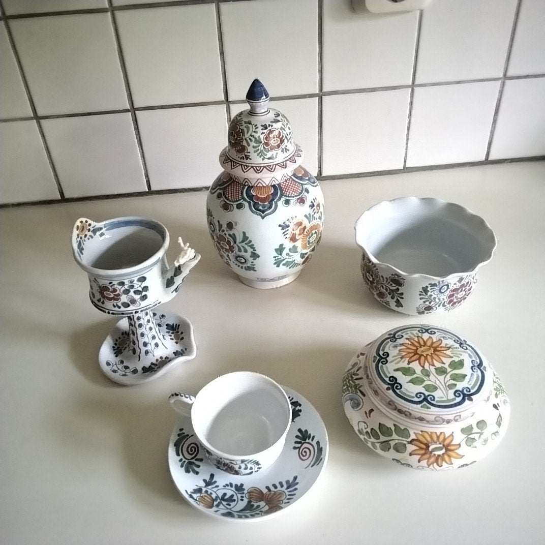 Workummer aardewerk : pindastel, Snotneus,dekselpot,enz., Ophalen of Verzenden