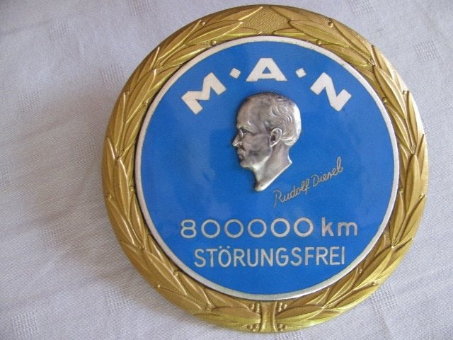 MAN 800.000 km Rudoph Diesel Störungsfrei badge, Ophalen of Verzenden, Zo goed als nieuw, Auto's