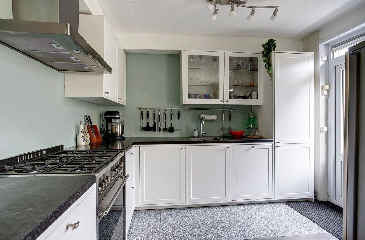 Tulp keuken met smegg gasfornuis, Ophalen, Gebruikt, Hete lucht, 60 cm of meer