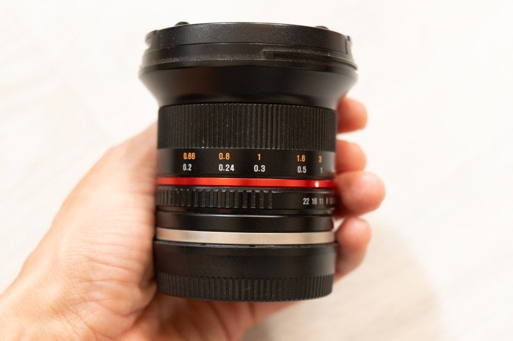 Samyang 12mm 2.0 Lens - MF, Audio, Tv en Foto, Fotografie | Lenzen en Objectieven, Ophalen of Verzenden, Zo goed als nieuw, Groothoek Fisheye-lens