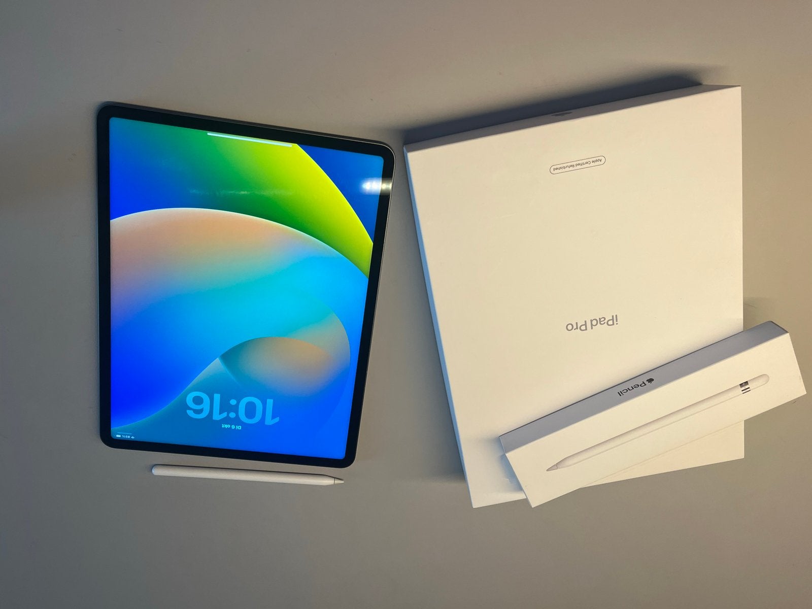 Apple iPad Pro 12.9 inch (2022) met Apple Pencil 2, Ophalen, 12 inch, Zo goed als nieuw, Apple iPad Pro