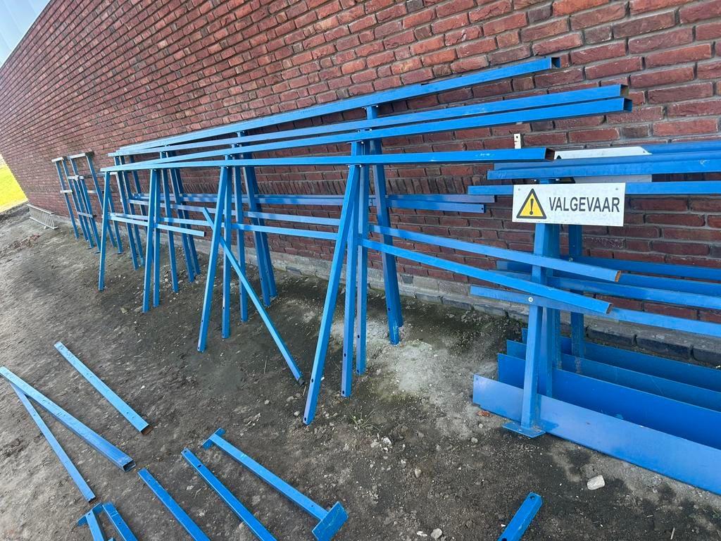 Ca 40 meter randbeveiliging / bordes/ valbeveiliging railing, Doe-het-zelf en Verbouw, Steigers, Ophalen, Zo goed als nieuw, Overige typen