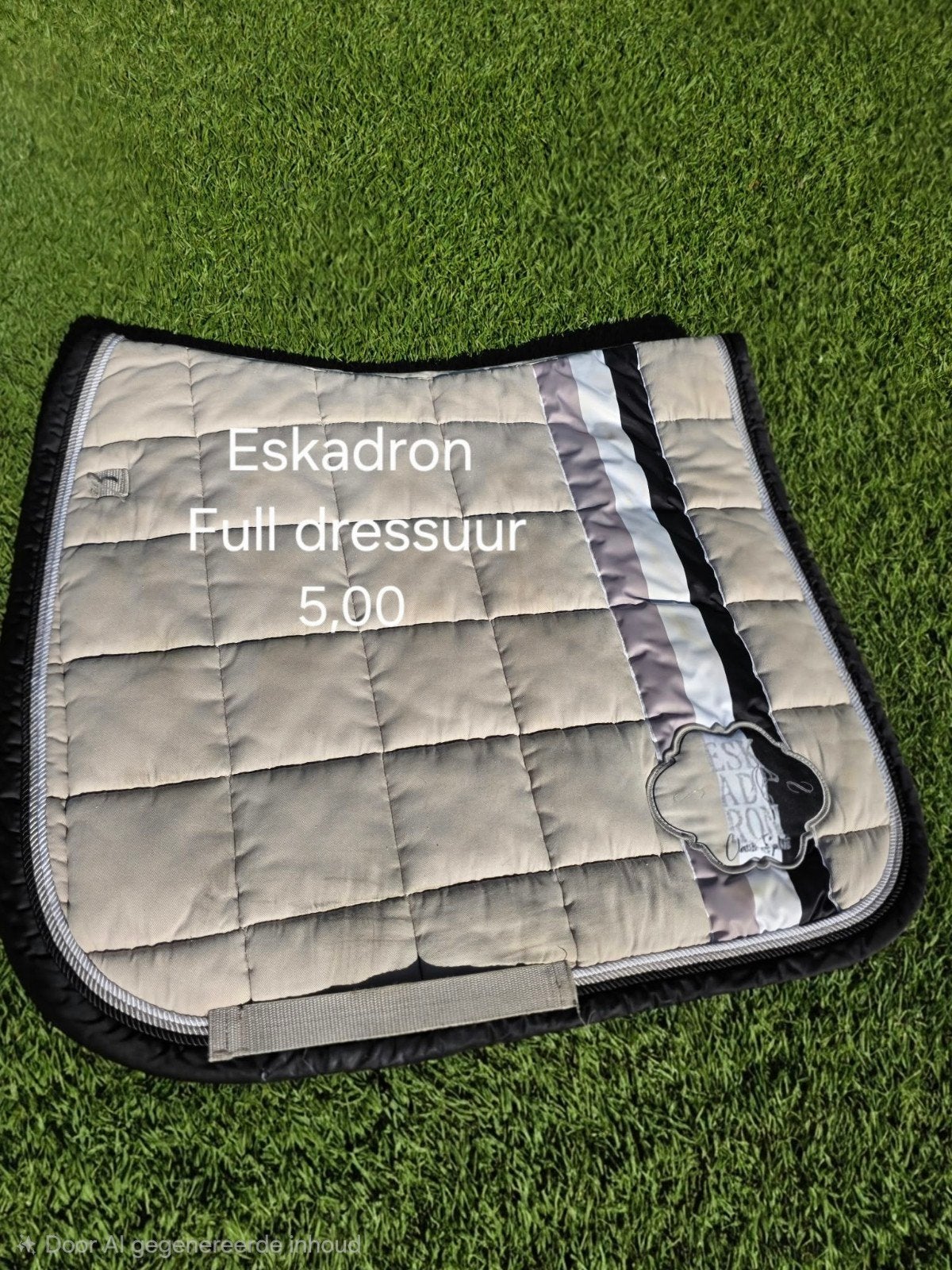 Eskadron full dressuur zadeldekje beige, Ophalen of Verzenden