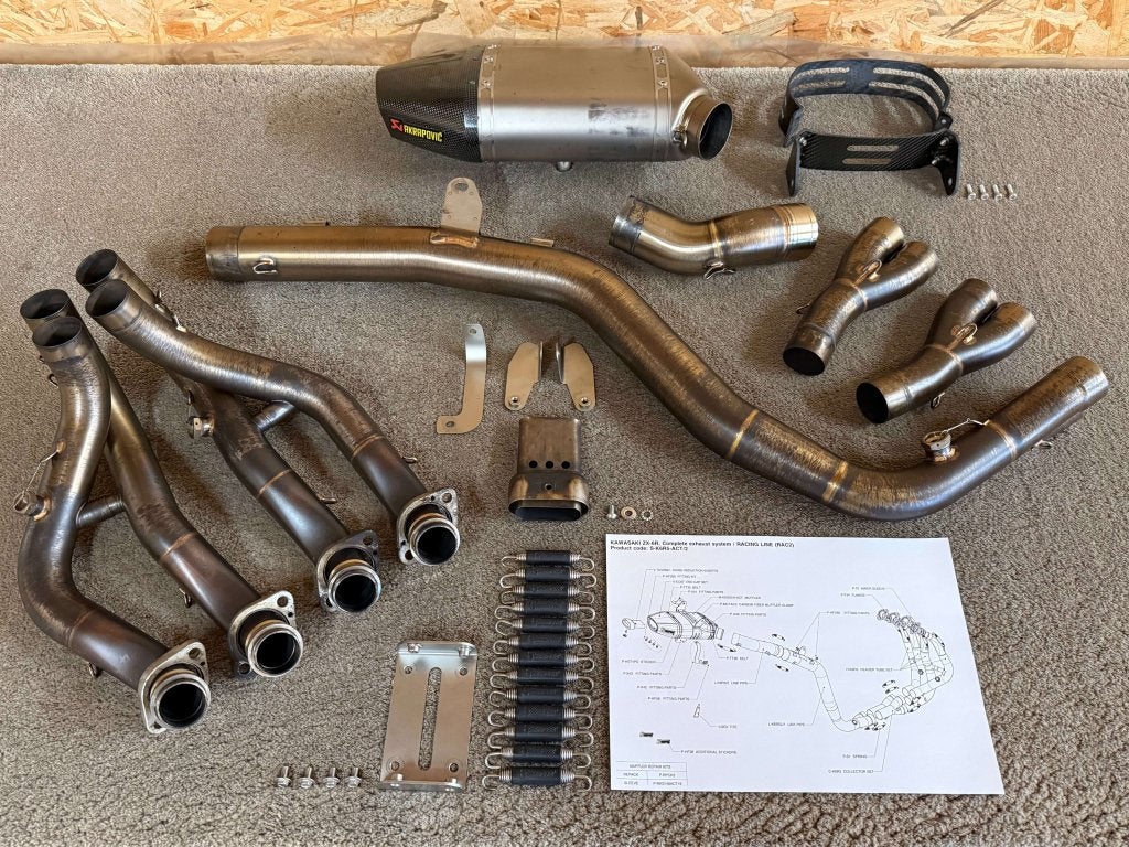 Akrapovic Racing Line uitlaat systeem ZX-6R ZX6R 2007 2008, Gebruikt, Ophalen of Verzenden, Media@akrapovic.com, Malo Hudo 8a, Ivančna Gorica, 1295, SI