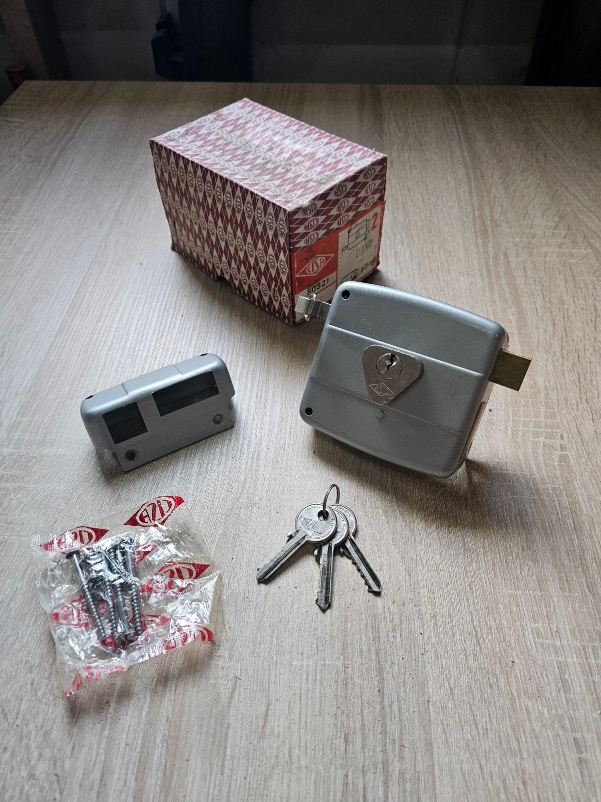 Cisa oplegslot 50321, Doe-het-zelf en Verbouw, Hang- en Sluitwerk, Ophalen of Verzenden, Nieuw, IJzer, Slot