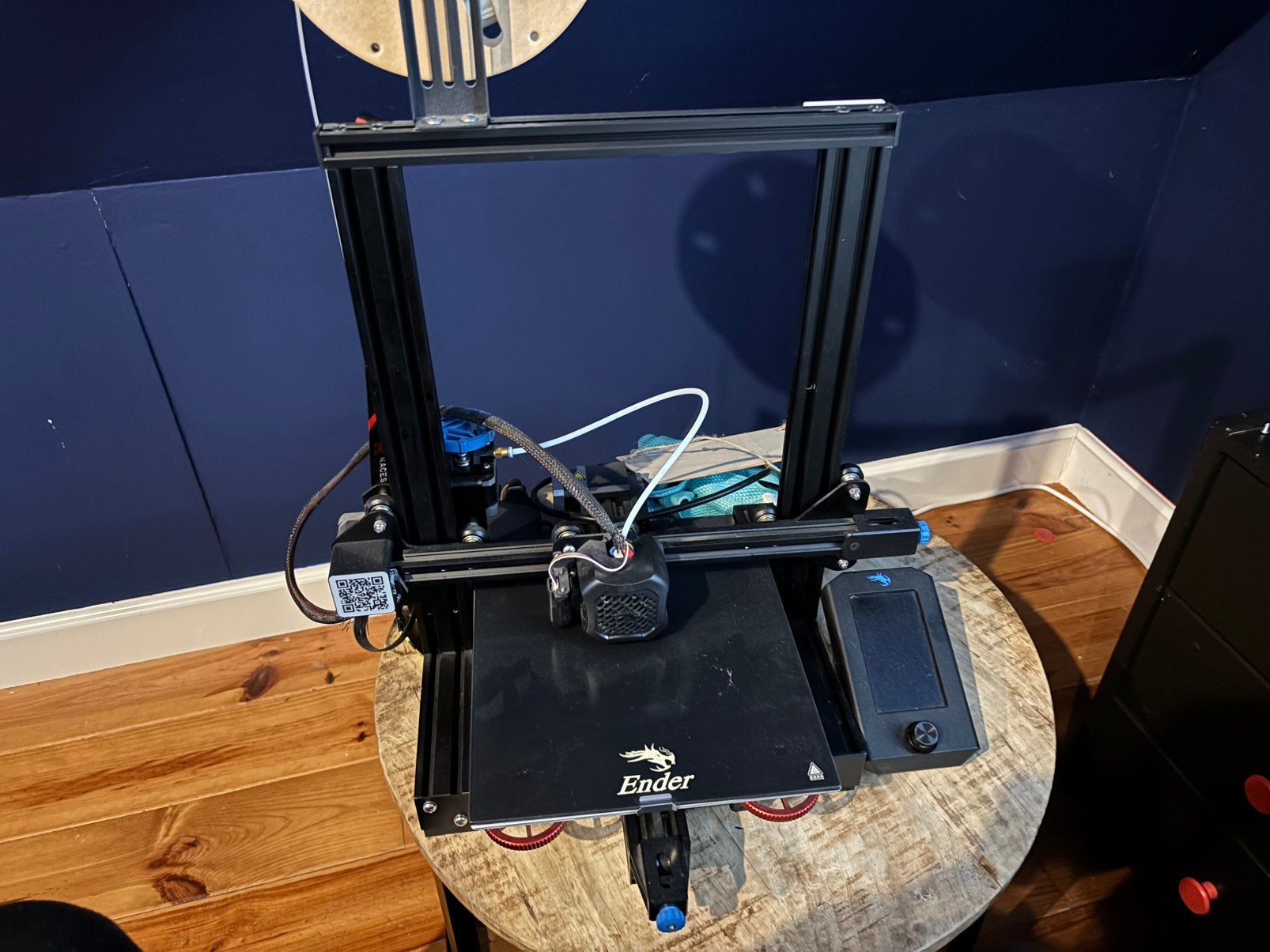 3d printer creality ender 3 v2, Ophalen, Zo goed als nieuw, Filament