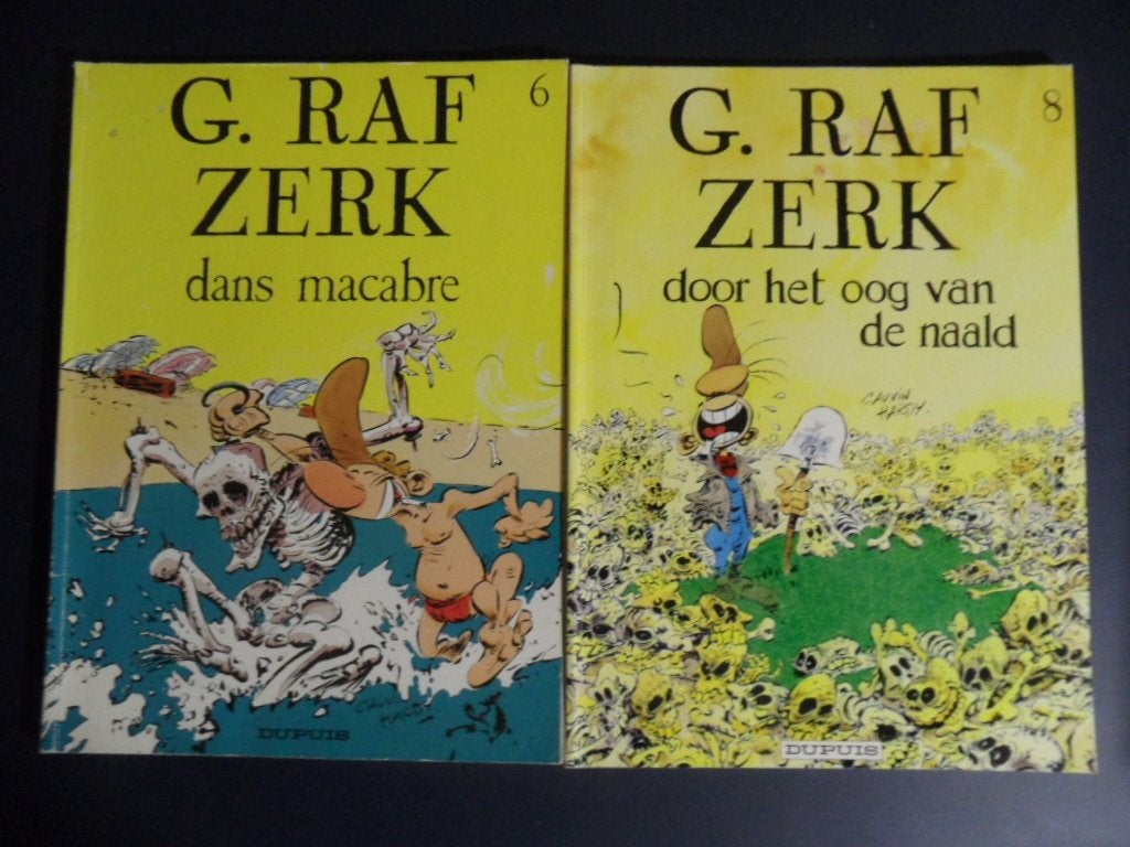 G.Raf Zerk. Nr 10. te bot of te zot. 1993., Eén stripboek, Ophalen of Verzenden, Gelezen