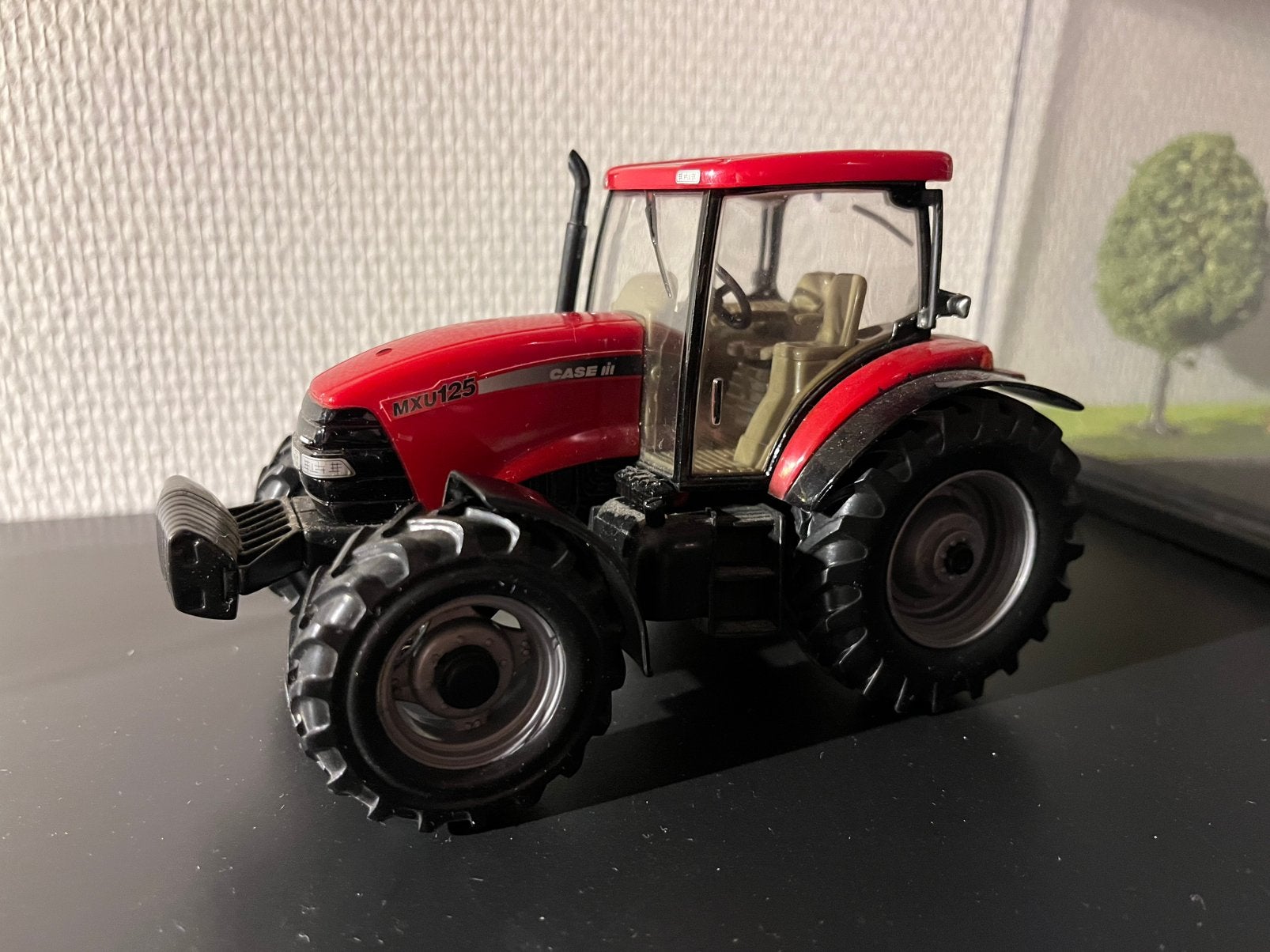Case ih mxu125 britains 1:32, Hobby en Vrije tijd, Ophalen of Verzenden, Zo goed als nieuw, Tractor of Landbouw, Britains
