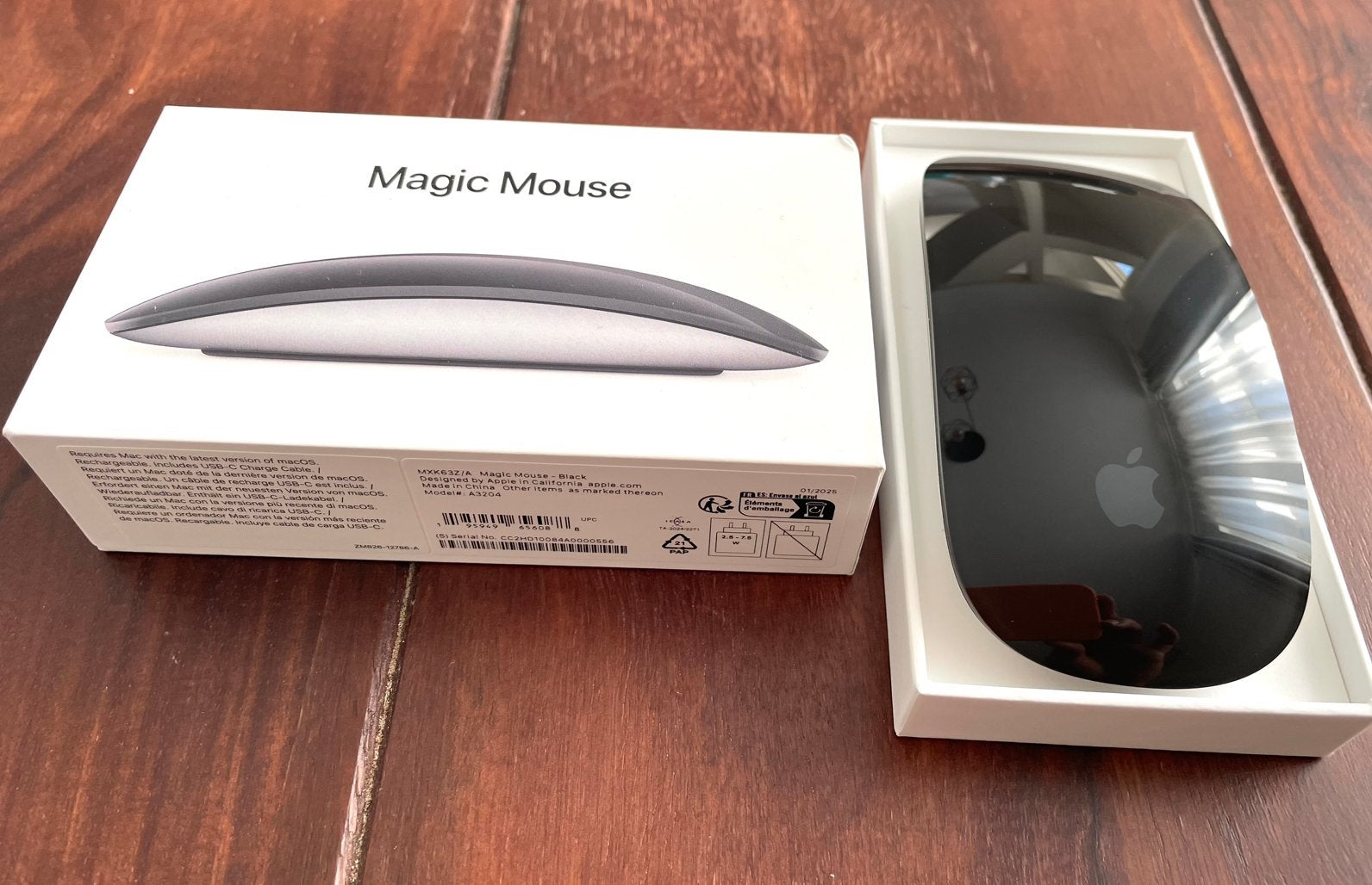 Apple Magic Mouse - Black / USB-C (Like New), Computers en Software, Muizen, Ophalen of Verzenden, Zo goed als nieuw