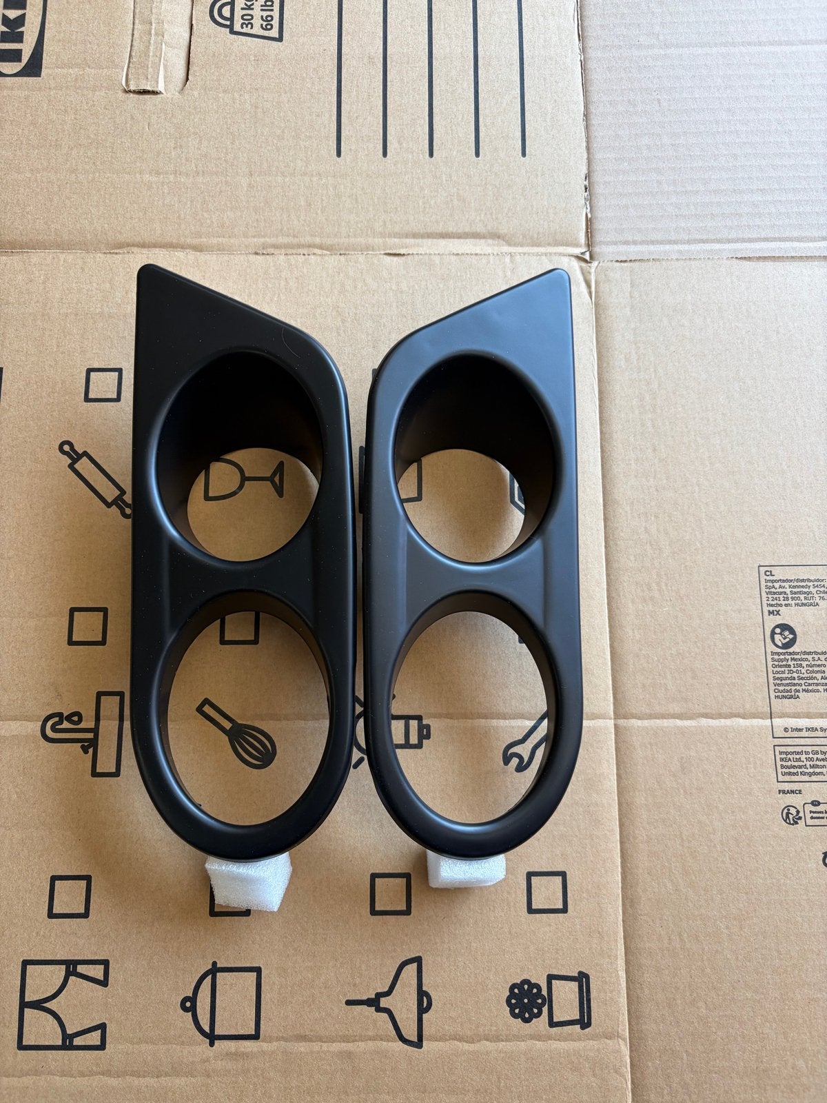 BMW M3 E46 Bumper Lucht Roosters Nieuw Imitatie, Voor, Nieuw, Ophalen of Verzenden, Bumper