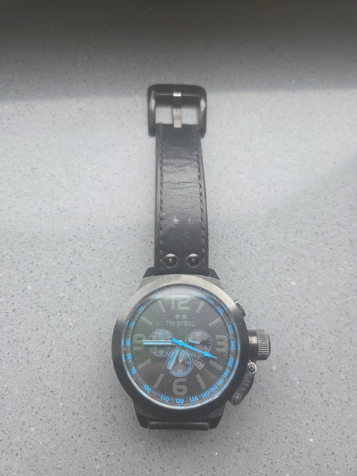 TW-steel tw steel tw 905 canteen, Overige merken, Staal, Polshorloge, Ophalen of Verzenden
