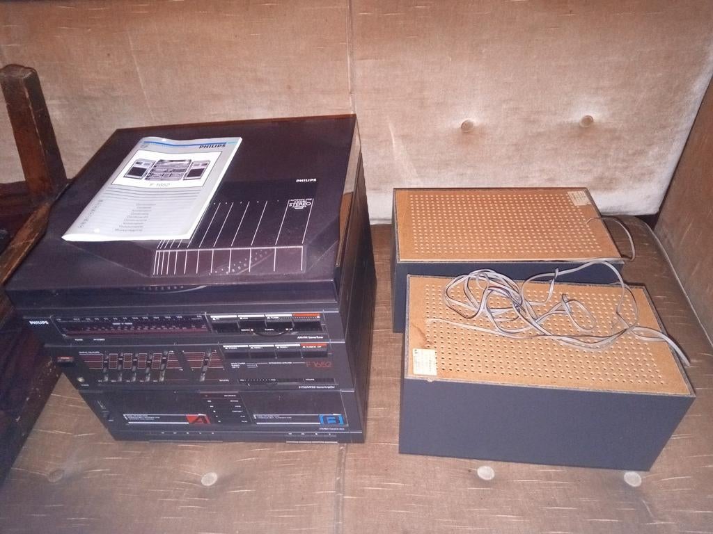 Vintage Philips F1652 stereo combinatie., Ophalen, Huis en Inrichting