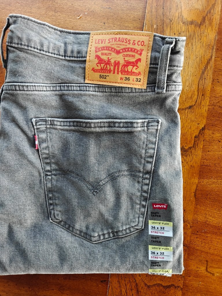 Levi's 502 Regular Taper Jeans W36 L32 - Nieuwstaat, W36 - W38 (confectie 52/54), Levi's, Ophalen of Verzenden, Zo goed als nieuw
