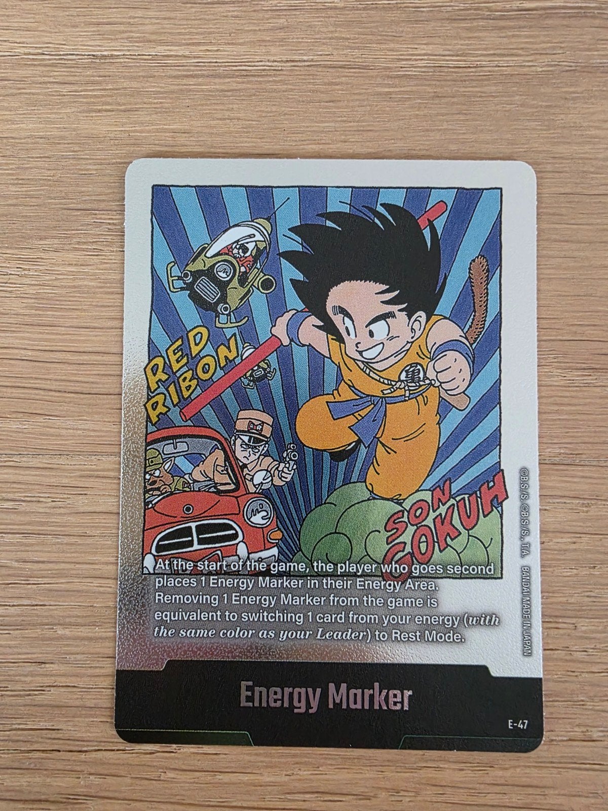 Dragon Ball Super Card Game Energy Marker E-47 Zilver, Verzenden