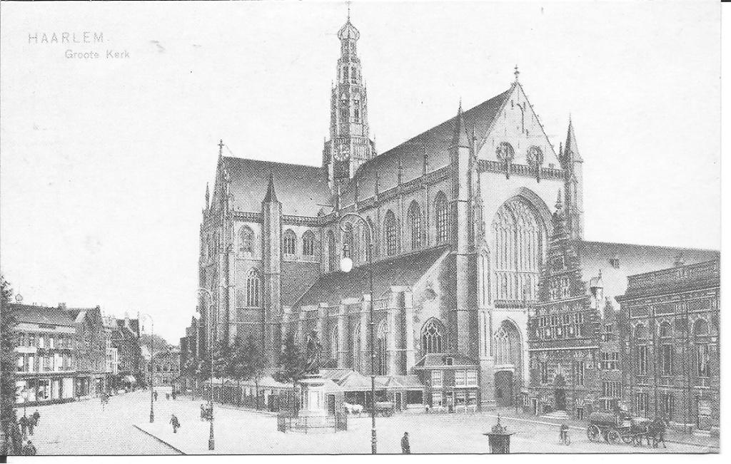 Haarlem Groote Kerk., Verzamelen, Ansichtkaarten | Nederland, Ophalen of Verzenden, 1960 tot 1980, Ongelopen, Noord-Holland