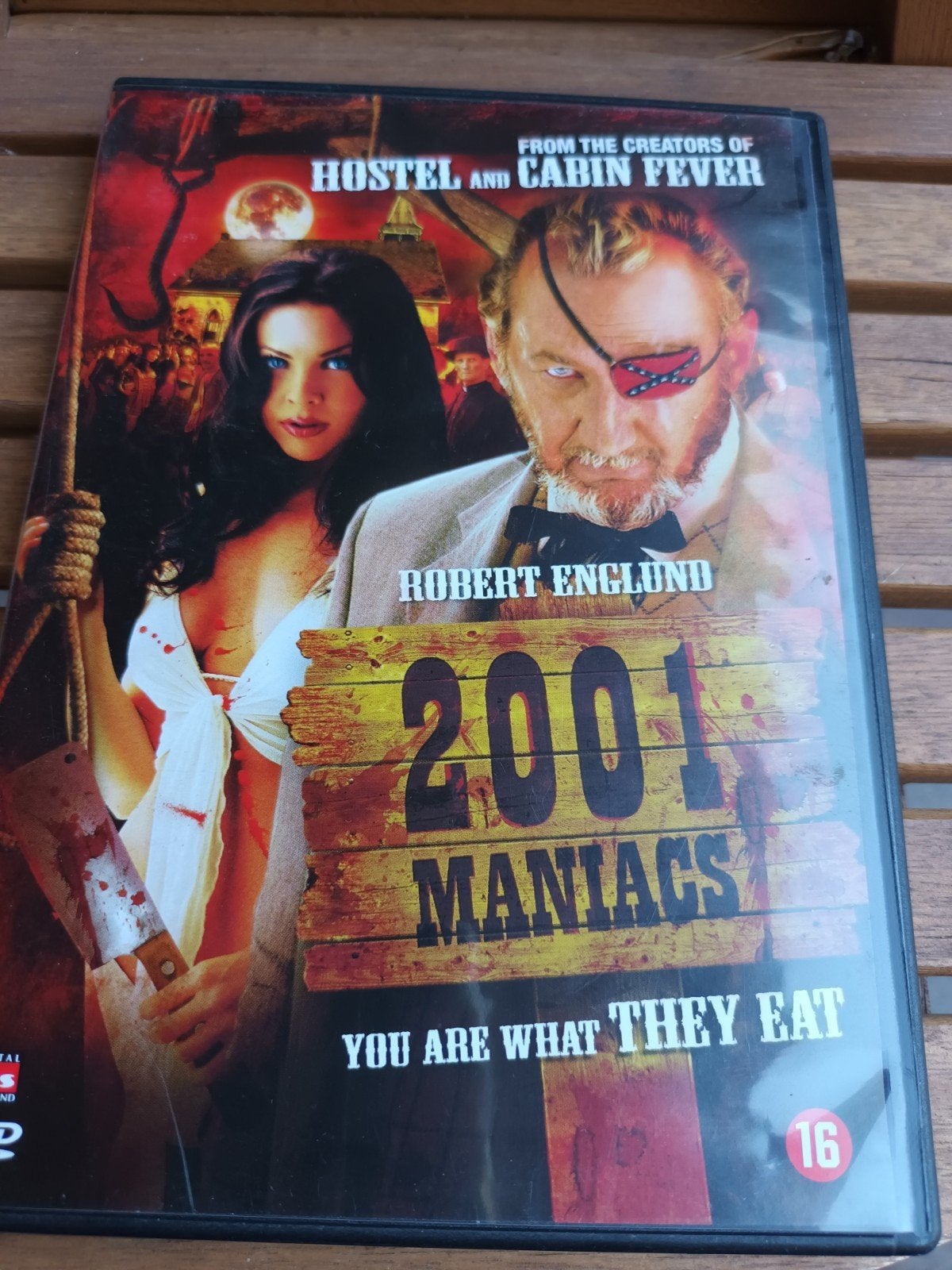 2001 Maniacs DVD - Zo goed als nieuw, Vanaf 16 jaar, Slasher, Ophalen of Verzenden, Zo goed als nieuw
