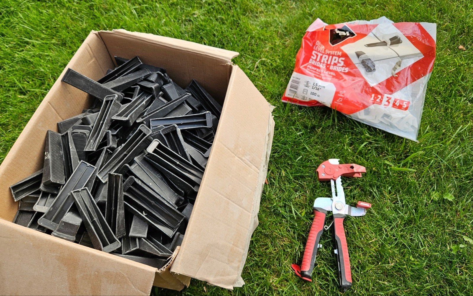 Rubi Delta Leveling System set met tang, keggen en clips, Ophalen of Verzenden
