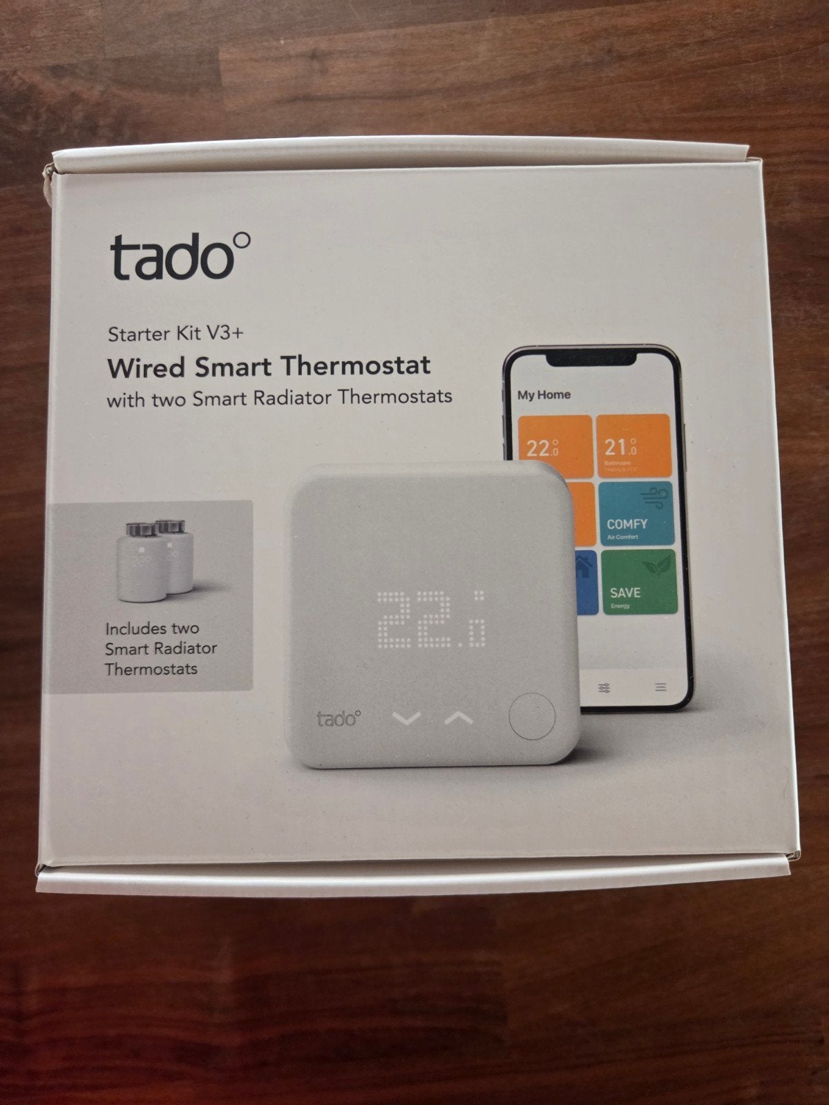 Tado Starter Kit V3+ Bedrade Slimme Thermostaat, Ophalen, Slimme thermostaat, Nieuw