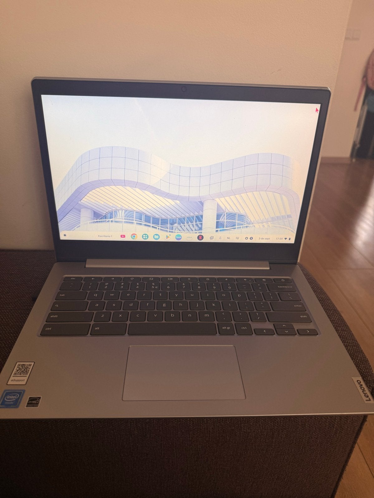 Lenovo IdeaPad 3 CB 14IGL05 Chromebook - Zo goed als nieuw, 14 inch, 4 GB of minder, Ophalen of Verzenden, Zo goed als nieuw