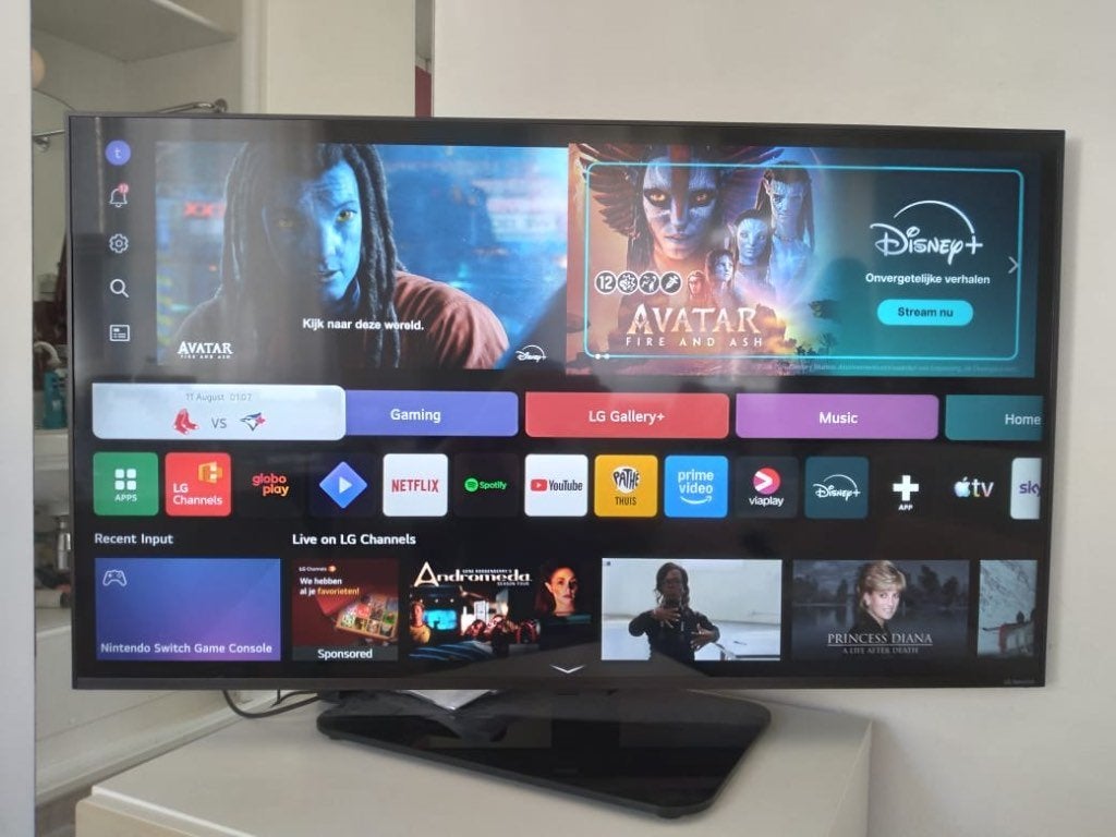 Smart TV LG 43-45 inches with standard, Ophalen, LED, Zo goed als nieuw, 100 Hz