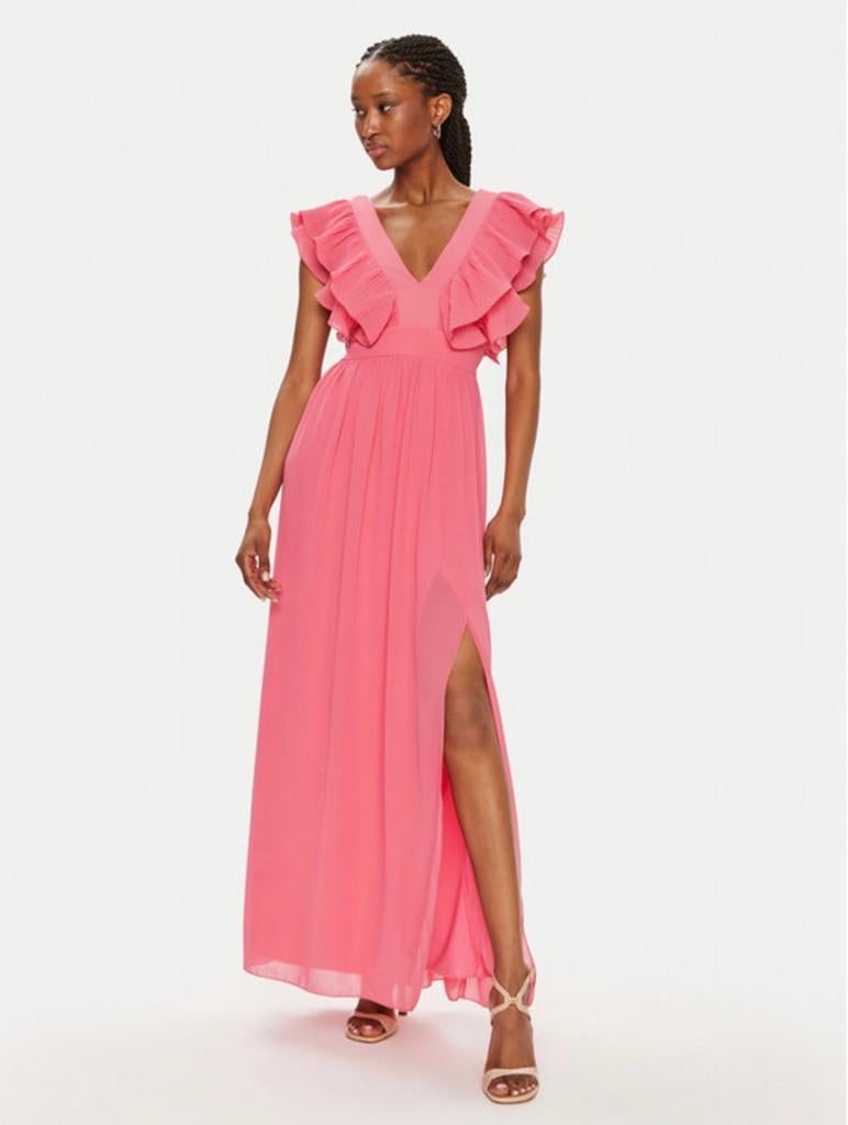 Nieuw Rinascimento Jurk XS - Koraalrood Maxi Jurk, Ophalen of Verzenden, Nieuw, Maat 34 (XS) of kleiner, Roze
