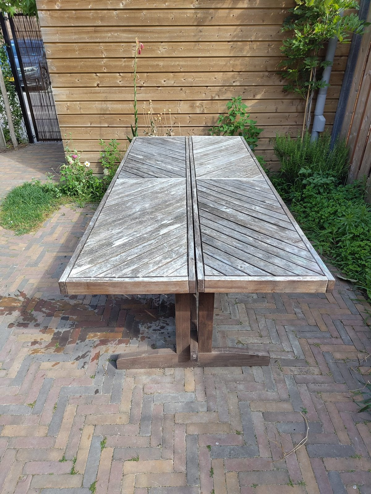 Tuin tafel ikea, Ophalen, Gebruikt, Rechthoekig, Hout