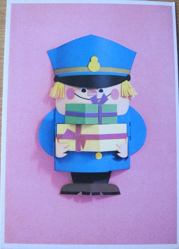 voor het kind - postbode met pakjes - 1976 - nieuw, Verzenden, 1960 tot 1980, Ongelopen, Overige thema's