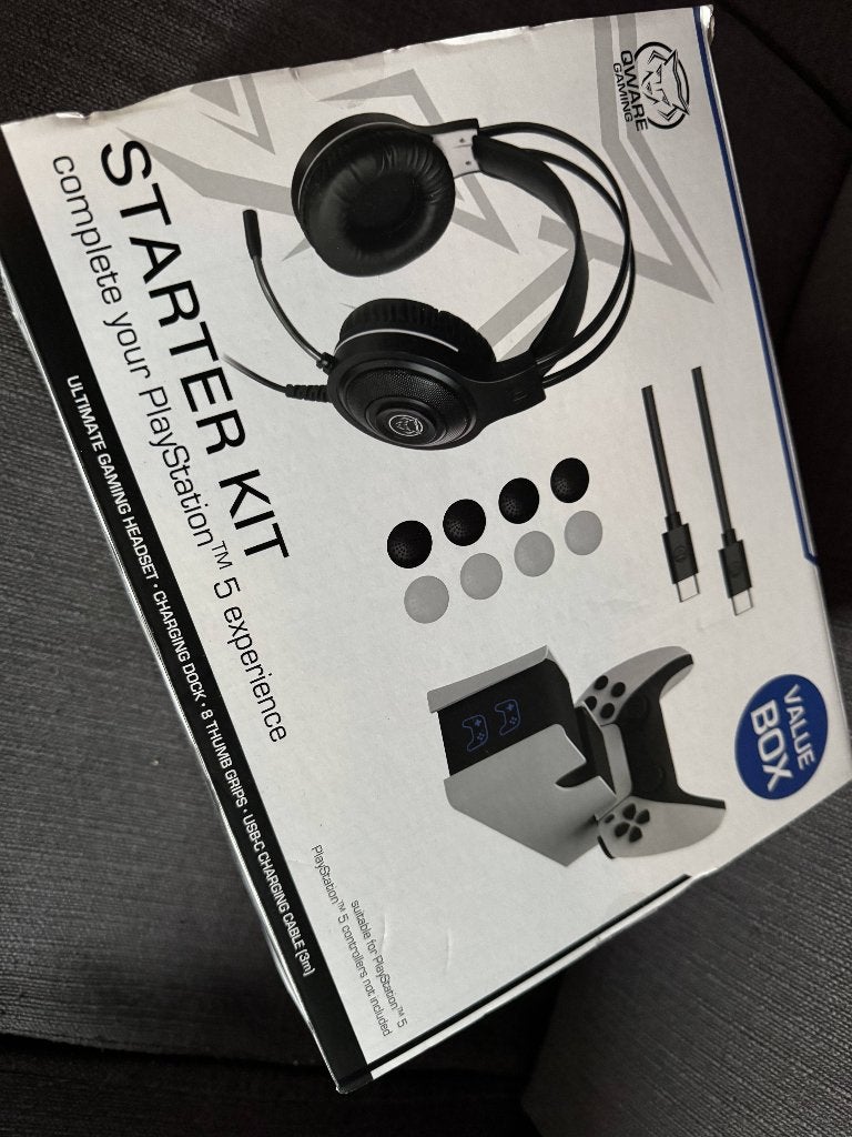 Qware Gaming Starter Kit voor PlayStation 5, Ophalen of Verzenden, Nieuw