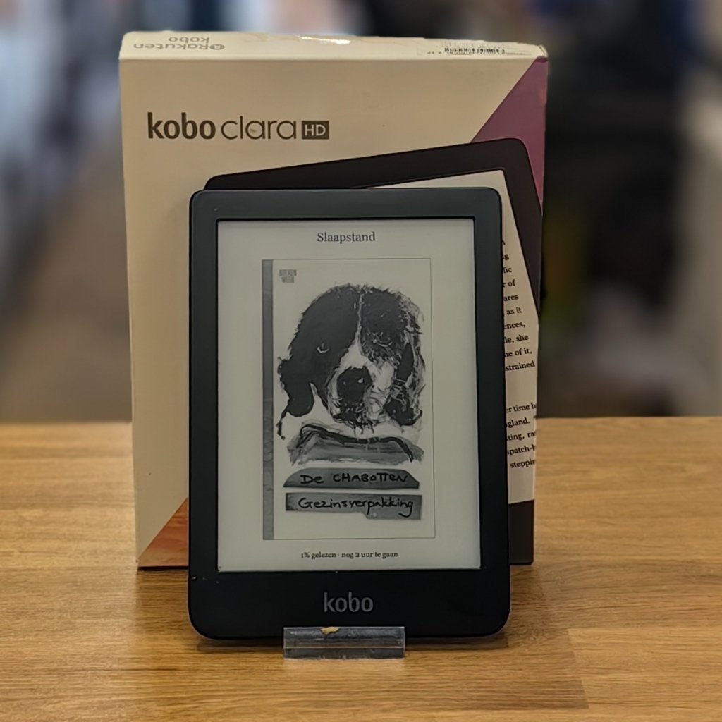 Kobo Clara HD E-Reader Wifi - In Nette Staat, Kobo, Zo goed als nieuw, Support@kobo.com, Kobo Inc.
1 St. Clair Avenue West, Suite 700
Toronto, Ontario M4V 1K6
Canada