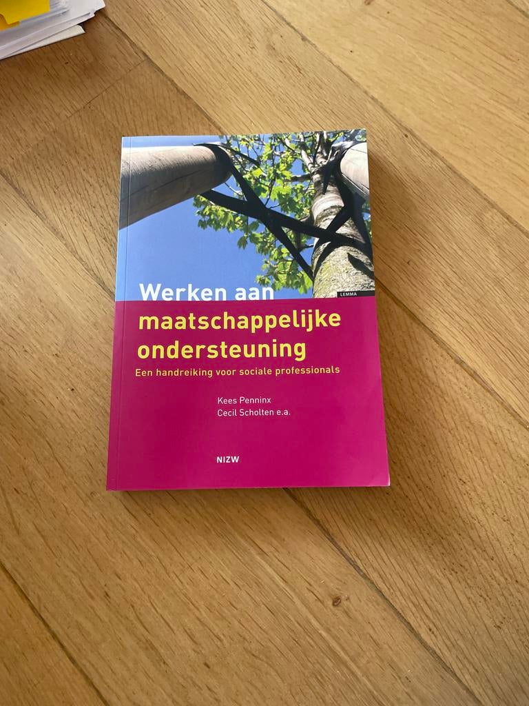 Werken aan maatschappelijke ondersteuning - Handreiking, Boeken, Studieboeken en Cursussen, Ophalen of Verzenden, Gamma, Zo goed als nieuw