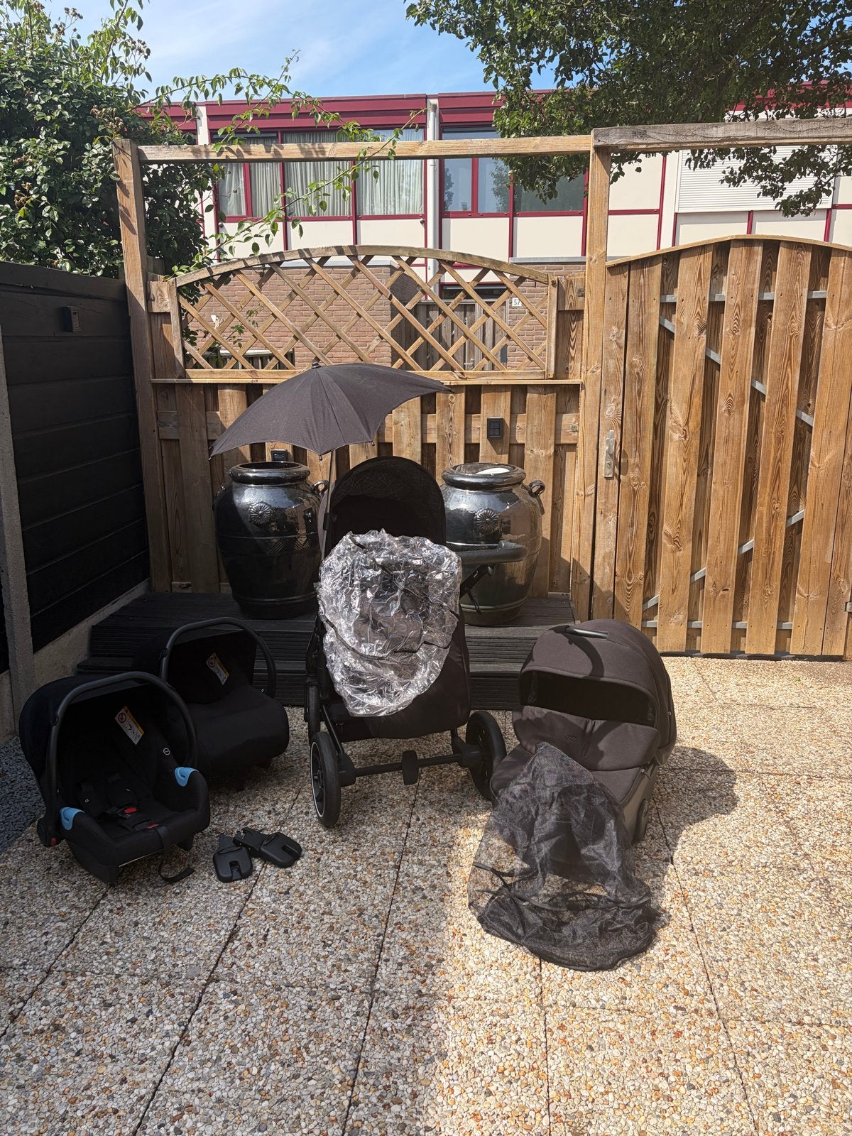 Anex m/type combiwagen met autostoeltjes en accessoires, Zo goed als nieuw, Combiwagen, Met autostoeltje, Ophalen